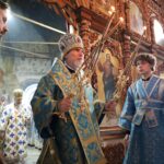 Божественная литургия в день 12-летия архиерейской хиротонии епископа Новокузнецкого и Таштагольского Владимира