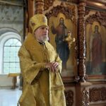 В день первоверховных апостолов Петра и Павла епископ Новокузнецкий и Таштагольский Владимир совершил Литургию в Спасо-Преображенском кафедральном соборе