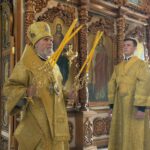 В Неделю 5-ю по Пятидесятнице епископ Новокузнецкий и Таштагольский Владимир совершил литургию в Спасо-Преображенском кафедральном соборе