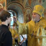 В канун Недели 8-й по Пятидесятнице епископ Новокузнецкий и Таштагольский совершил всенощное бдение в Спасо-Преображенском соборе