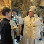 В канун Недели 7-й по Пасхе епископ Новокузнецкий и Таштагольский совершил всенощное бдение в Спасо-Преображенском соборе