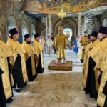 В канун Недели 5-й по Пятидесятнице епископ Новокузнецкий и Таштагольский совершил всенощное бдение в Спасо-Преображенском соборе